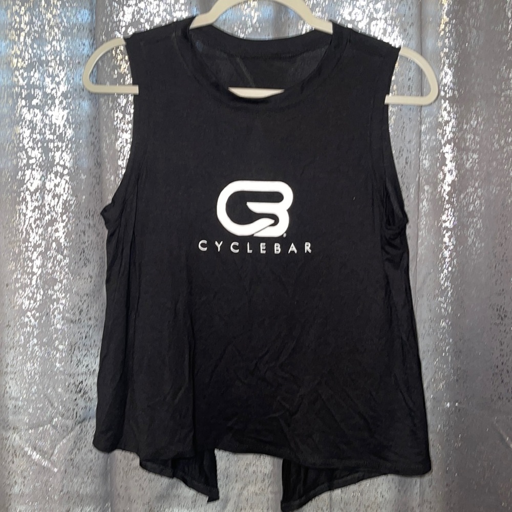 CycleBar tie back tank